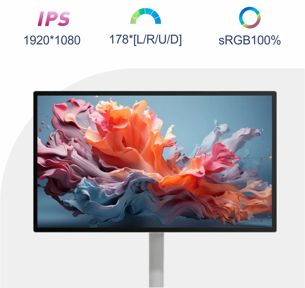 32" Smart Android LCD TV Portable with 12V JCPC Battery Power LED Backlight White Cabinet 32 Inch Portable Television