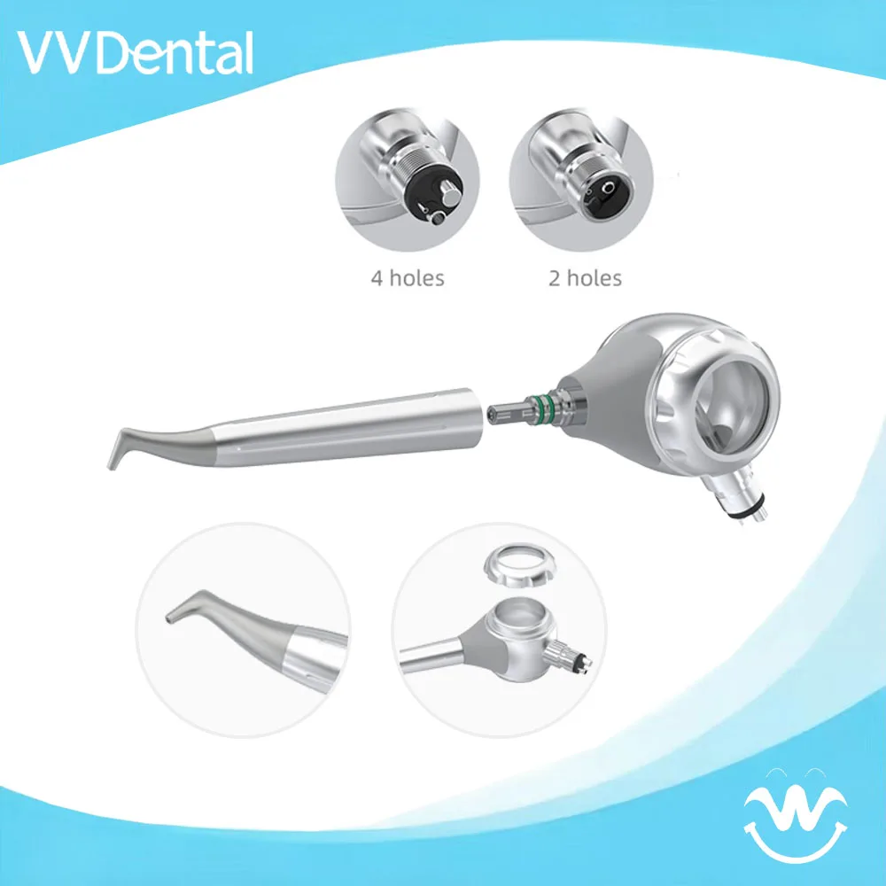 Unidad de Pulido Dental VVDental, Pulidor de Aire para Blanqueamiento Dental, Herramienta de Pulido para Higiene Bucal