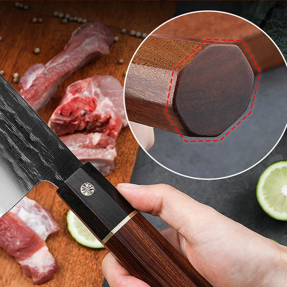 1-11 Pieces Kitchen Knives Set Chef Cleaver Knife Slicing Bread Meat  Filleting Knives Utility Butcher Boning Japanese Knife Sets - AliExpress