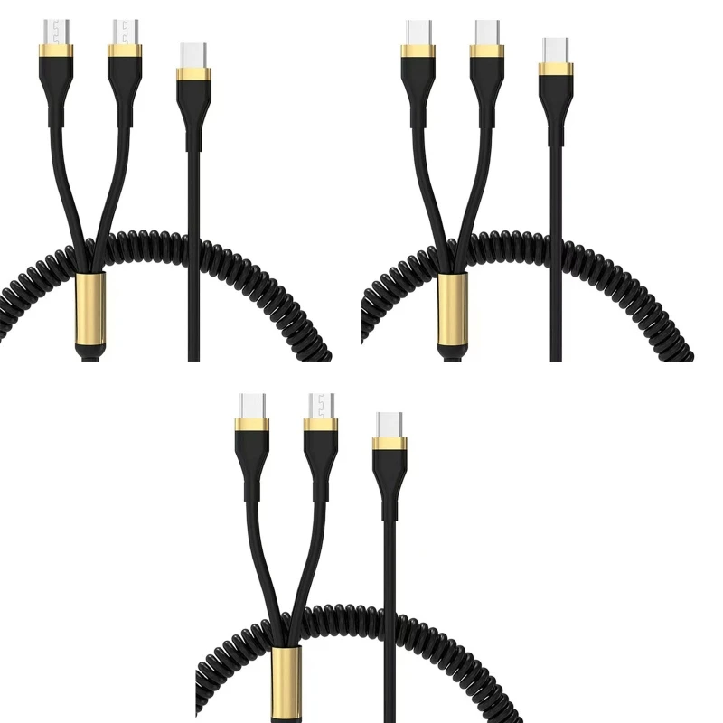 2 in 1 Type C to USB C Android Phone Multi Fast Charging Cable Adapter usb-type-c-car-charger-20w-elink