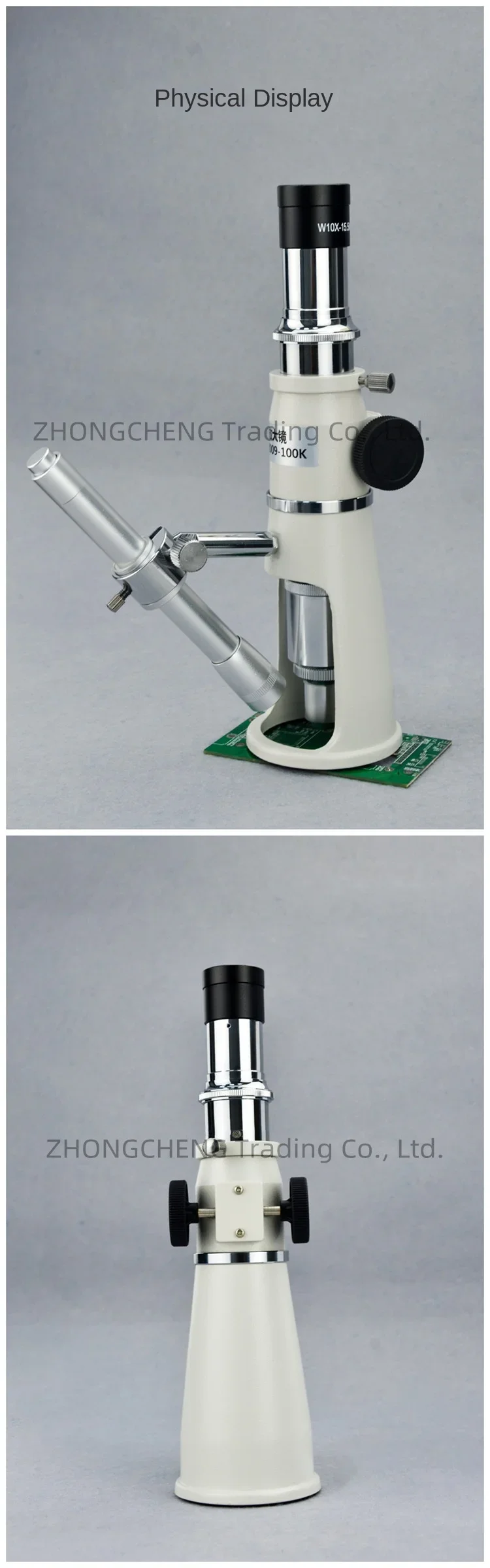Upgrade Magnifying Glass With Scale Hundredfold Mirror With Ruler Microscope Wit