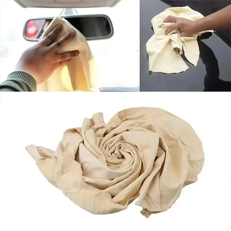 Double Layered Suede Car Towel Suede Car Towel Car Beauty Towel Thickened Absorbent Household Car Wash Scratch Free Wiping 3