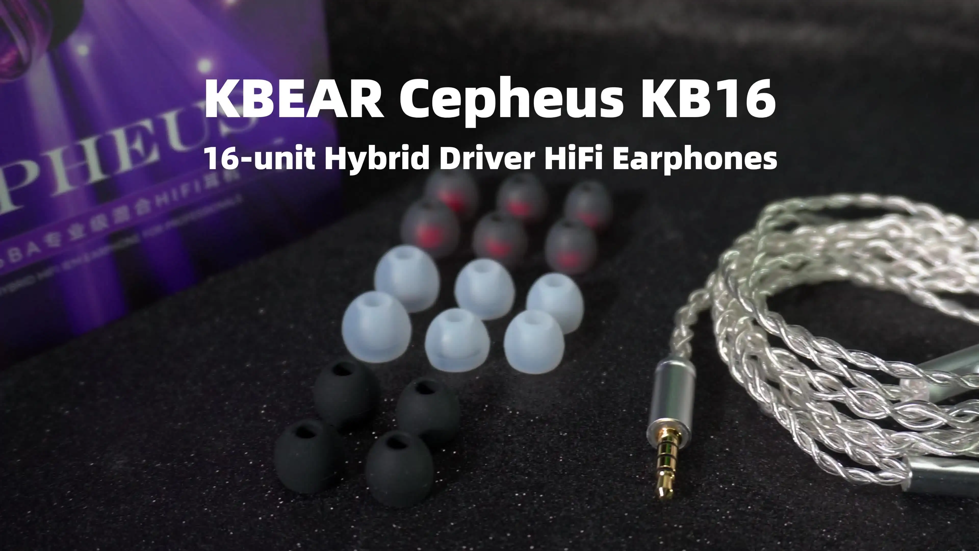 KBEAR Cepheus KB16 インイヤー有線デュアル磁気回路デュアルDD強力な