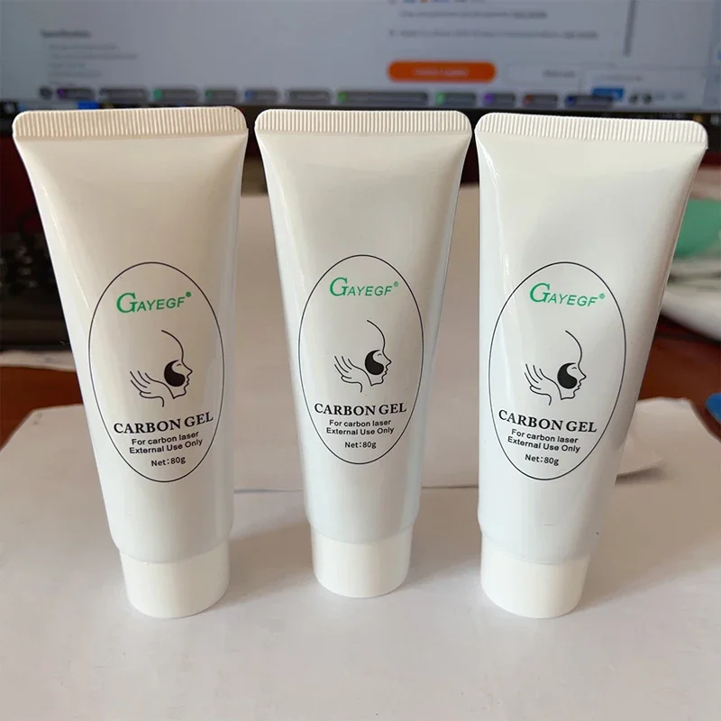 1/2/5Pcs Black Gel Mask For ND YAG Laser Skin Peeling Carbon Cream Whitening Facial Rejuvenation Moisturizing Peel Deep Cleaning