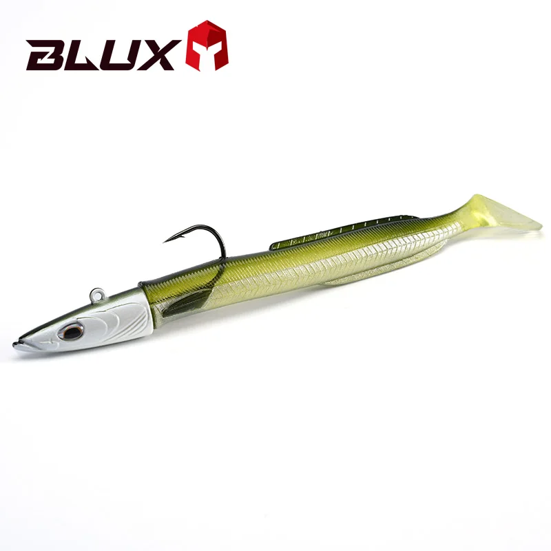 Yo Ho Ho Lura 3 Leurres de Pêche Jig d'Eau Salée Bleu, Chrome Tri Hook