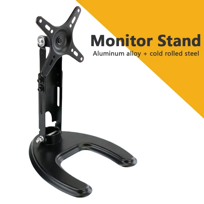 Monitor Stand 14-29 inch Universal Rotating Foldable Desktop PC Display Base Bracket Adjustable Monitor Holder Support