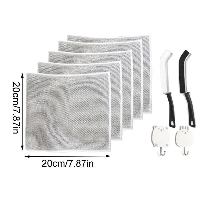 Multipurpose Wire Dishwashing Rags for Wet and Dry Wire Dishwashing Rag  Effortlessly Removes Stubborn Stains from Dishes - AliExpress