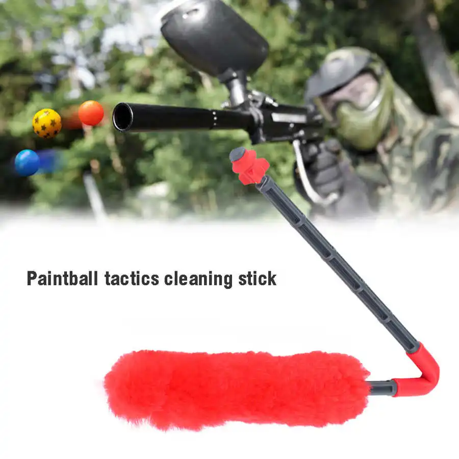 Gun cleaning brush Paintball Barrel Hunting Cleaning Tool 17.3mm Cord Wool Single Swab Squeegee er Paintball Squeegee Gun Cleaning Accessories