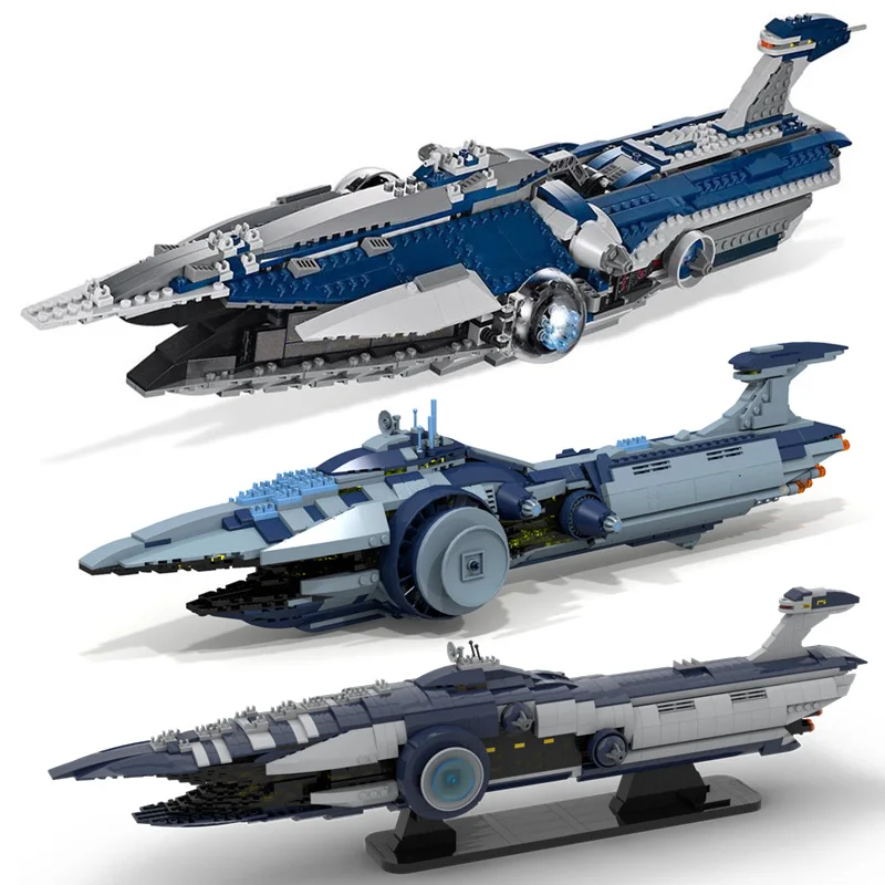 

Star Plan MOC-58861 and MOC-17338 The Malevolence Fighter MOC-9515 Space Series Building Blocks Assemble Bricks DIY Toys Gift