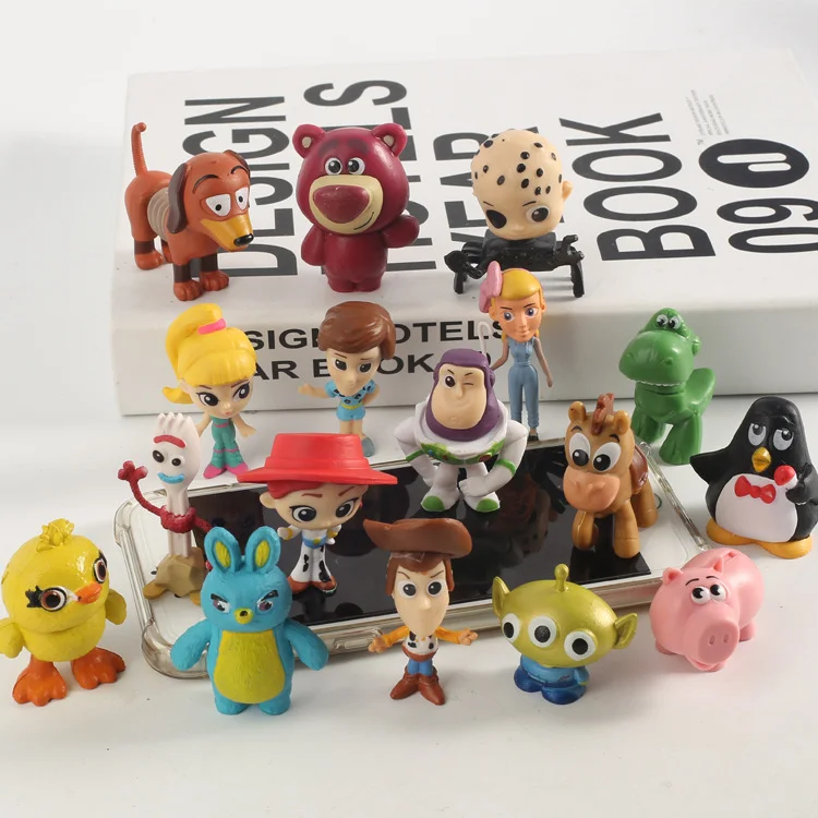 Lot de 10 Toy Story Figurines, caricature Figure Caractère Collection  Jouet, Toy Story PVC Figure Décoration et Ornements pour les Fans d'Anime,  Décoration De Gâteau Topper De Fête Fournitures, Cadea