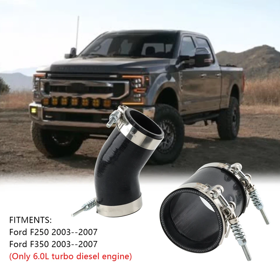Intercooler Pipe Kit For 2003-2007 6.0 Powerstroke Diesel Ford F250 F350 F450 F550 - Mini Maxx Tuner