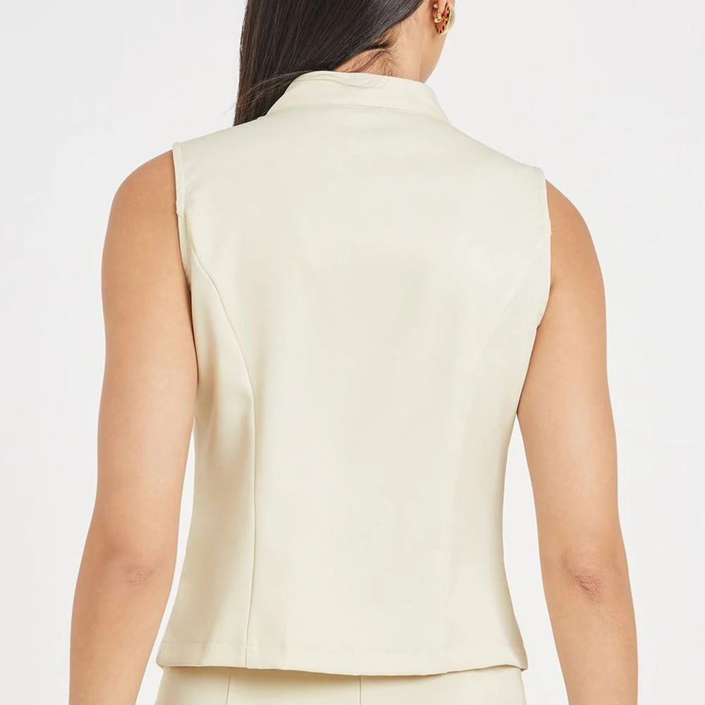 Loose Vests for Women Female Fashion Sunmmer Wasitcoat Sleeveless Jacket V-Neck Single Breasted Casual Clothing Coats Jackets