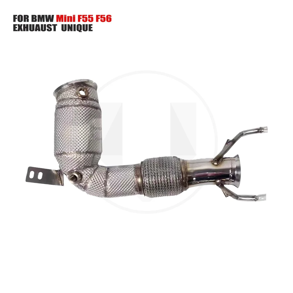 

UNIQUE Exhaust System High Flow Performance Downpipe for BMW mini F55 F56 F56S F57 F60 With Catalytic Converter Header