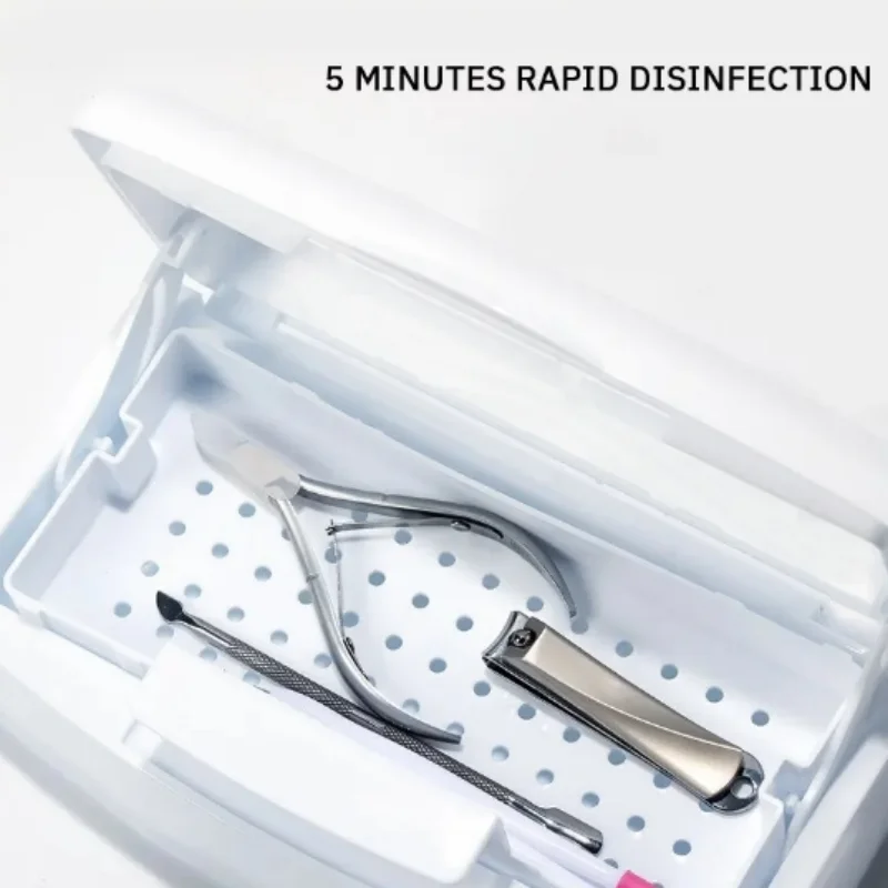 manicure tool disinfection box nail tool sterilizer Manicure Tool Disinfection Box Hygienic Portable Alcohol Disinfection Filter Cleaning Box Cleaning Sterilization