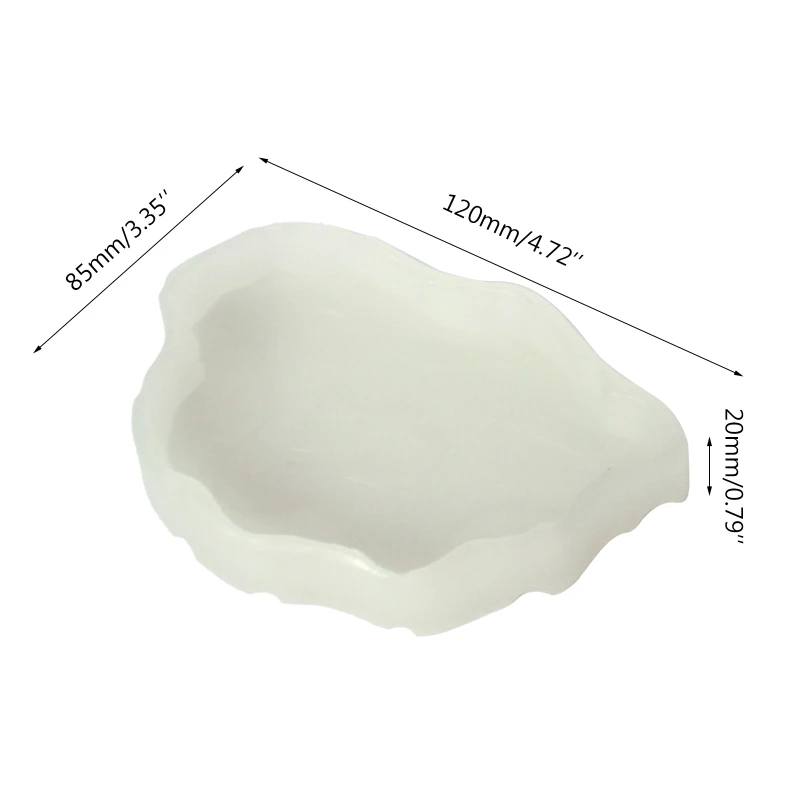 Reptile Bowls Terrarium Feeding Worm Dish Reptile Mealworm Feeder Dish Plastic Bowl for Frog Gecko Snake Spiders Turtles