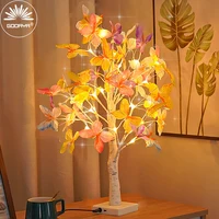 Tabletop Bonsai Tree Fairy Lights Butterfly Tree Lamp DIY Decorative LED Night Light for Gift Party Holiday Camping Home Decor