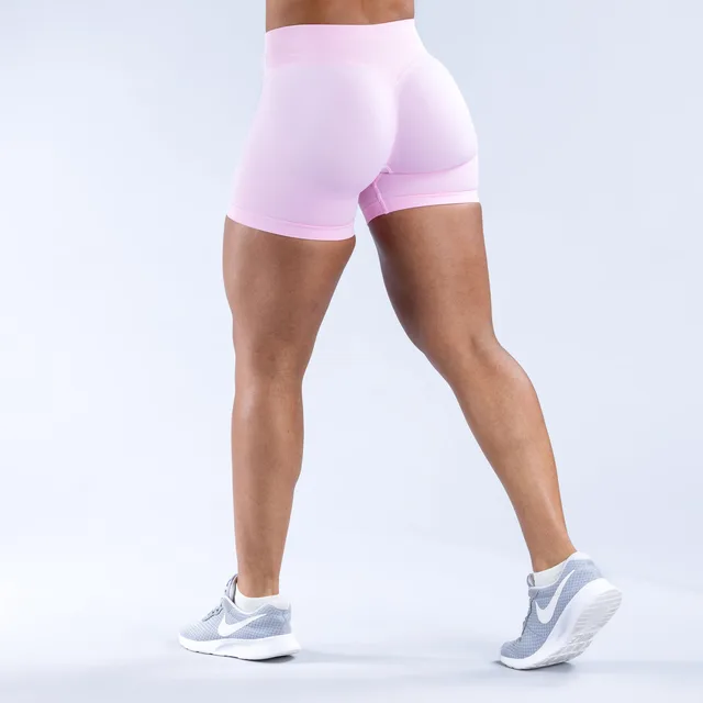 Pantalones cortos de Yoga sin costuras para mujer, mallas cómodas a prueba de sentadillas, realce de glúteos, Fitness, gimnasio - Imagen 6