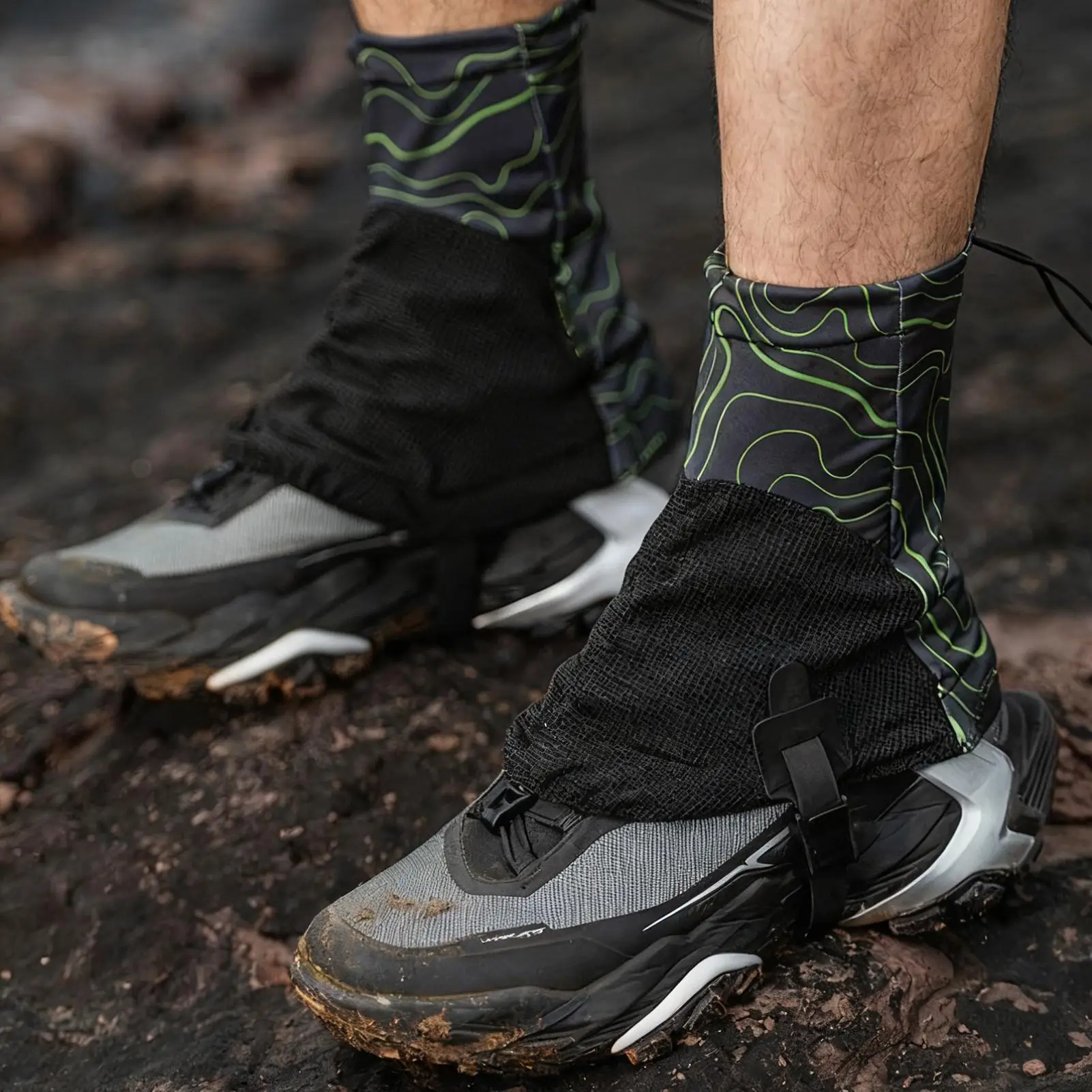 Boot Gaiters Sandproof Breathable Protector 1 Pair Snow Legging Gaiters For Mountaineering Desert Running Camping Outdoor Travel