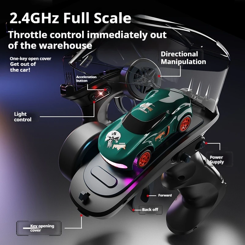 New 1:64 K10 Desktop High-Speed Drift Car Mini Remote Control Car Rc Model Remote Control Car Children'S Toy Gift 2