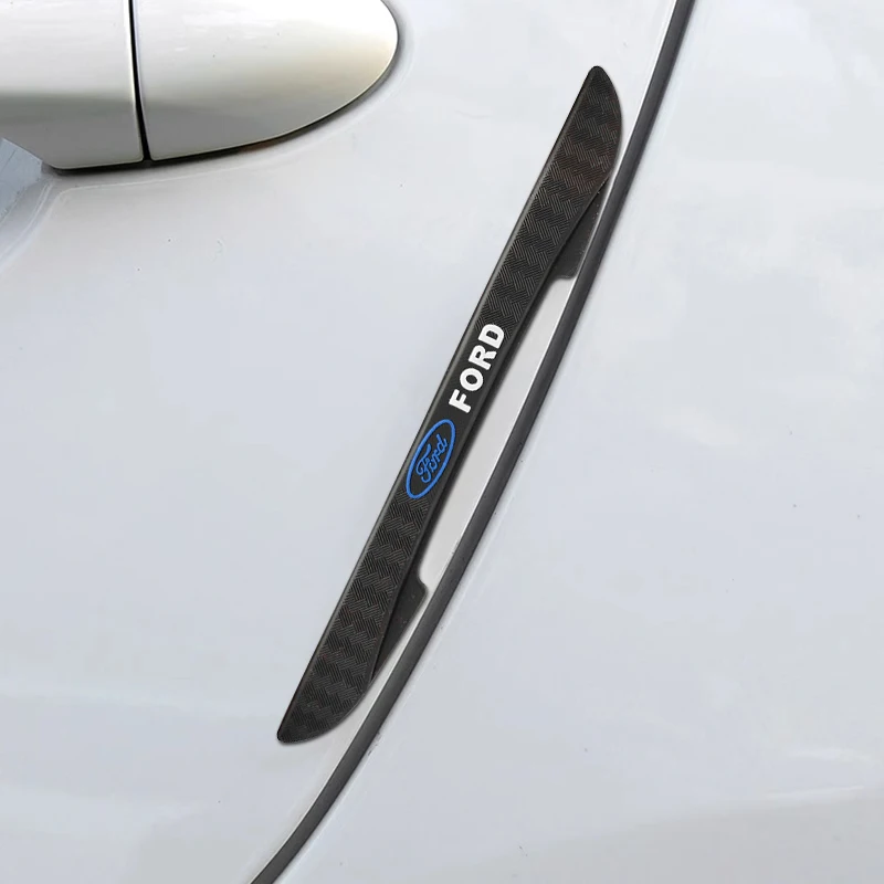 4pcs Car Door Edge Protector Stickers Anti-Collision Guard Strip Set