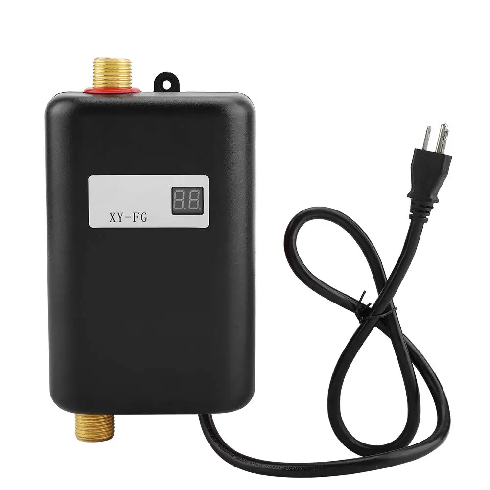 Electric Water Heater Instantaneous Tankless Instant Hot Water Heater  Kitchen Bathroom Shower Flow Water Boiler 110V/220V