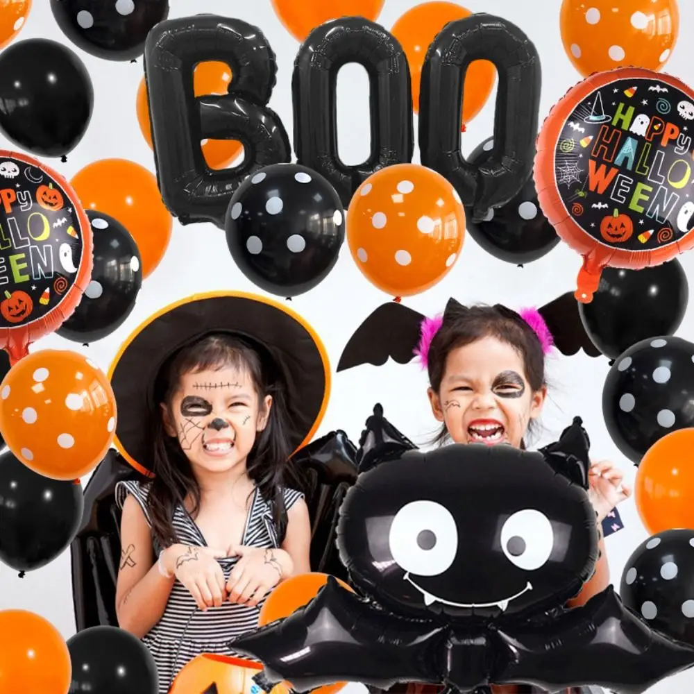 

Halloween Theme Halloween Skull Balloons Ghost Inflatable Aluminum Film Balloon Self-sealing Modeling Death Ballons Photo Prop