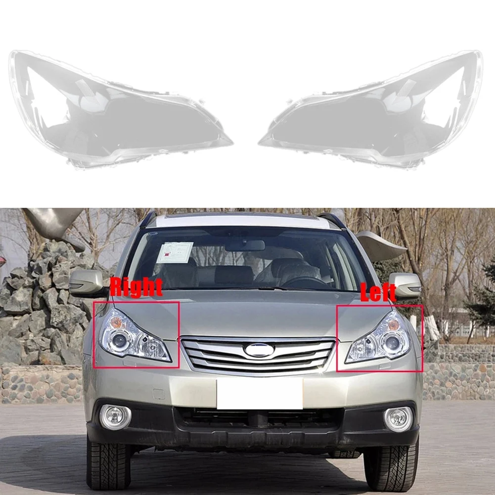 Car Right Headlight Shell Lamp Shade Transparent Lens Cover Headlight Cover for Subaru Outback Legacy 2010-2014 1
