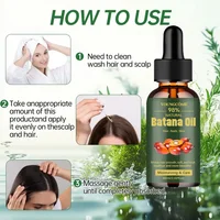 Huile de Batana naturelle pour la croissance des cheveux, huile de Batana Pure, renforce la brillance des cheveux pour femmes, prévient la perte de cheveux, élimine les pointes fourchues, 1/3 pièces 3