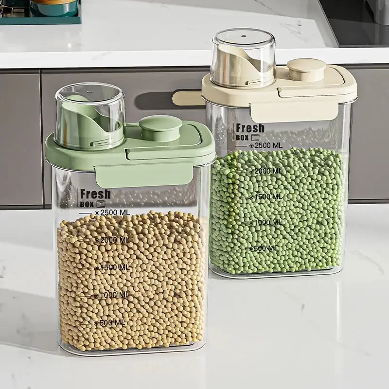 Sealed Miscellaneous Grain Tank Household Kitchen Rice Storage Tank Insect Proof And Moisture-proof Grain Storage Bucket