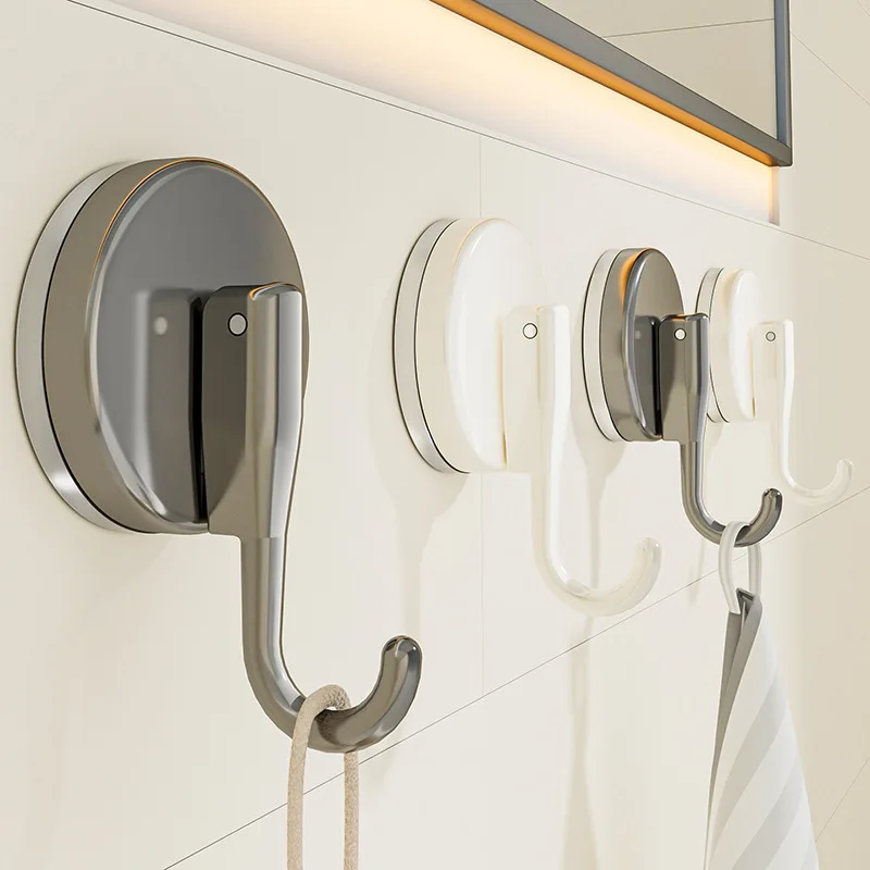 Suction Cup Hook Non-marking Punch-free Strong Load-bearing Adhesive Hook Bathroom Toilet Towel Robe
