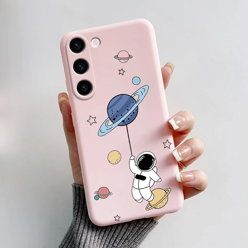 Astronaut Shockproof TPU Bumper Soft Silicone Phone Case Cover