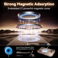 Joyroom For iPhone 17 Pro Max Case Magnetic Frosted Case Shockproof Matte Cover For iPhone 16 Pro Wireless Charger Magnet Cover - Image 3