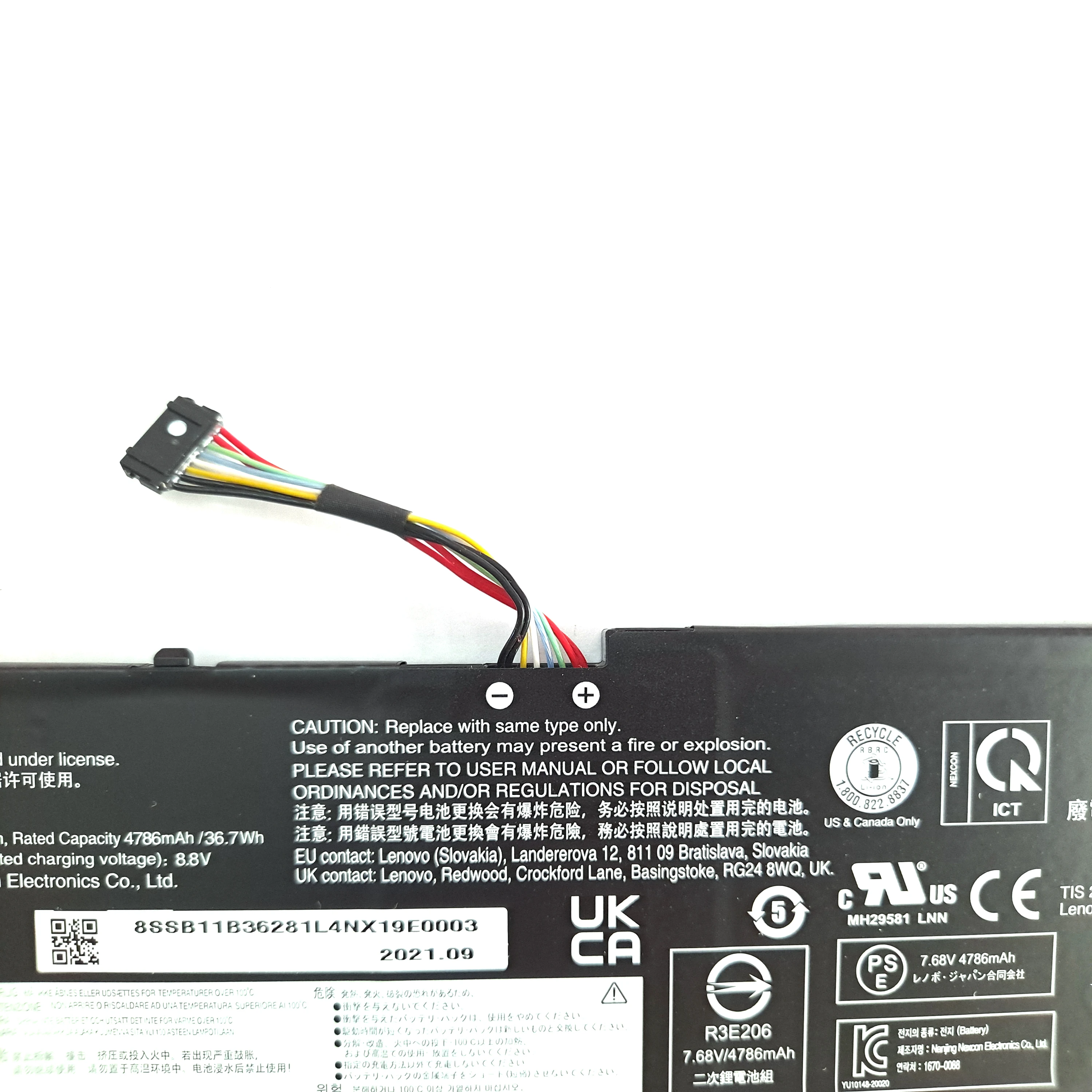Bateria original genuína l20l2pf0 l20m3pf0 sb11b36284 para lenovo
