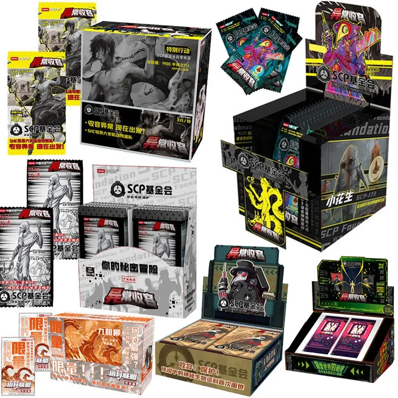New SCP Foundation Card Paper Blind Box Shelter 049 Monster Card Kids Toys Girl Boy Collection Christmas Gift Grownups