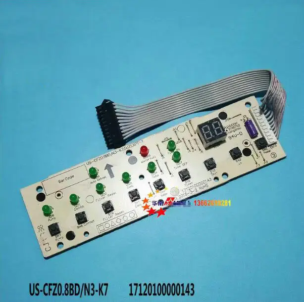 Midea Desumidificador Display Receiver Board Umidificador Us-cfz0.8bd N3-k7 17120100000143 Us-cfz0.8bd N3-dp2 Novo