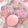 Kakashow Girl Heart Gradual Change Powder Blusher Matte Rouge White Fine Shiny Natural Nude Makeup Powder Blusher Cosmetics 6