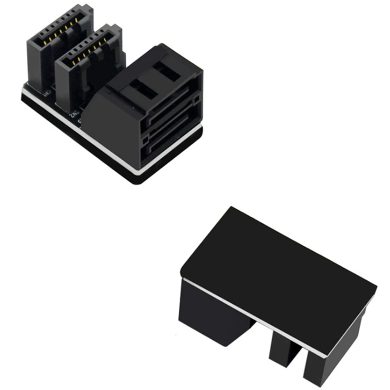 

3 шт., угловой адаптер SATA для компьютера, SATA, 7 контактов