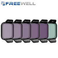 Freewell Standard Day ND Filter Kit for DJI Flip Drones ND8 ND16 ND32 ND64 ND128 PL Filters,for Light Reduction,Enhanced Colors 1