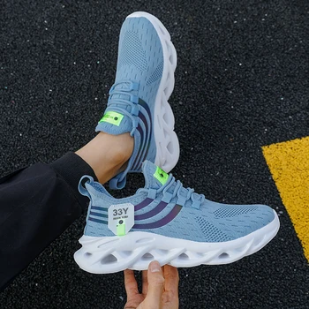 أحذية رياضية رجالية ماركة فاخرة أحذية رياضية غير رسمية أحذية ركض صيفية قابلة للتنفس عالية الجودة موضة كرة السلة Tenis Masculino 3