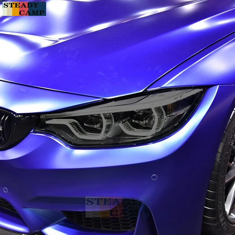 

2 Pcs Car Headlight Protective Film Smoked Black Tint Wrap Vinyl Transparent TPU Sticker For BMW M3 E90 E92 E93 F80 2007-2018