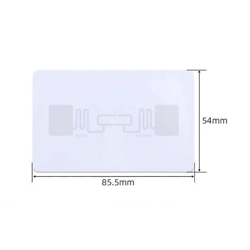 Enhanced UHF Double Frequency RFID PVC Card with Long Read Range