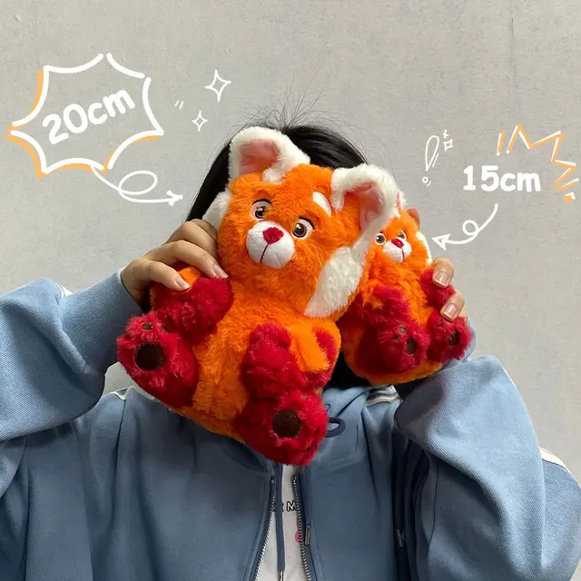 Plush Toy Turning Red Toys Kawaii Bear Plushies Red Panda Anime Peripheral Gift Plush Doll Cute Stuffed Toys Gifts For Childrens 4