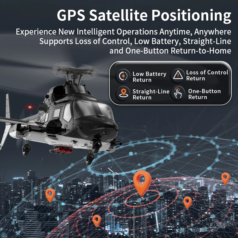 F02S エアウルフ 1:34 武装リモコンヘリコプター GPS 測位デュアル