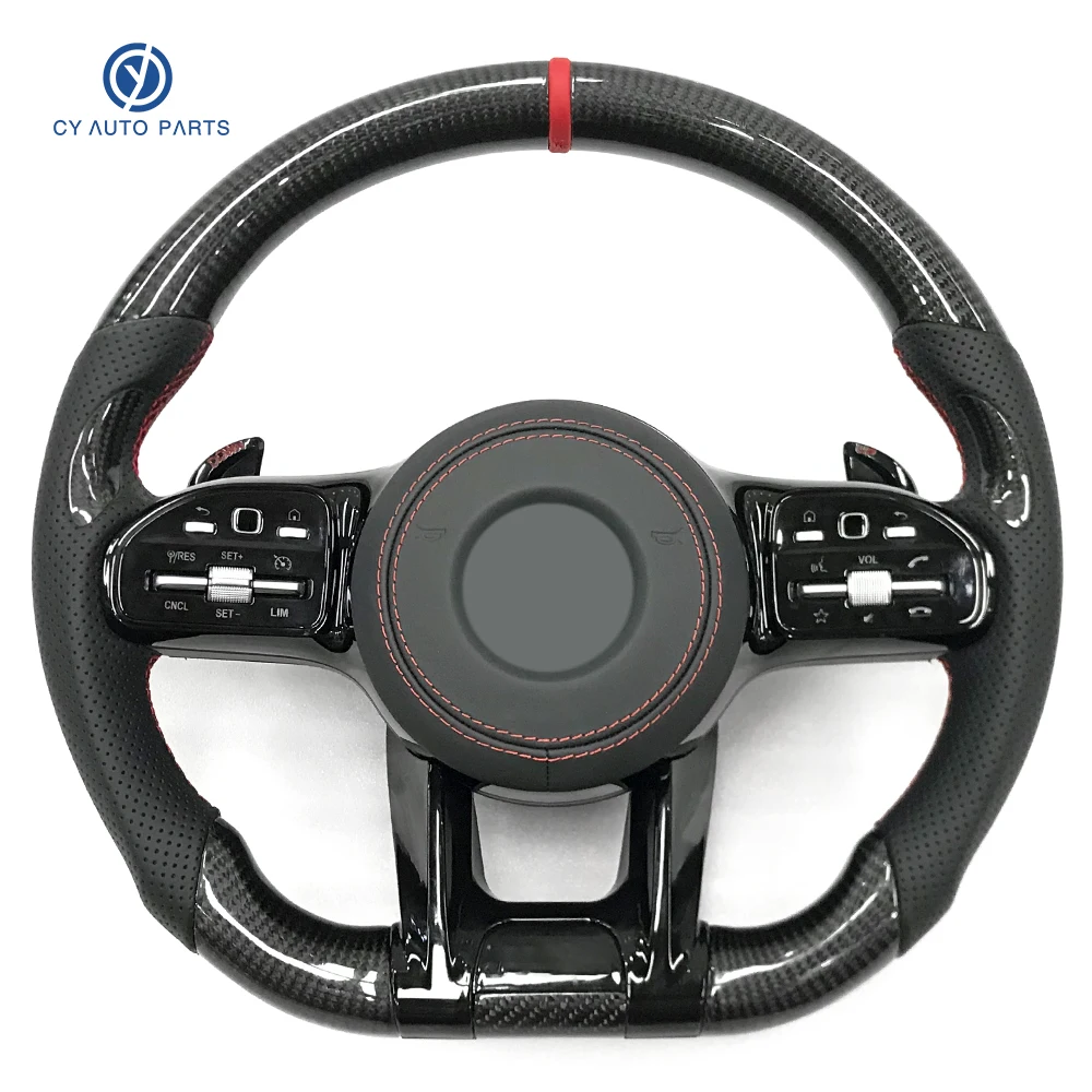 Carbon fiber Car Steering Wheel For Mercedes Benz AMG OEM customization AliExpress