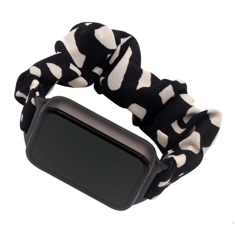 Elastic Dressy Bracelet for Smartwatch - Stylish Scrunchie Stretchy Watchband for Women