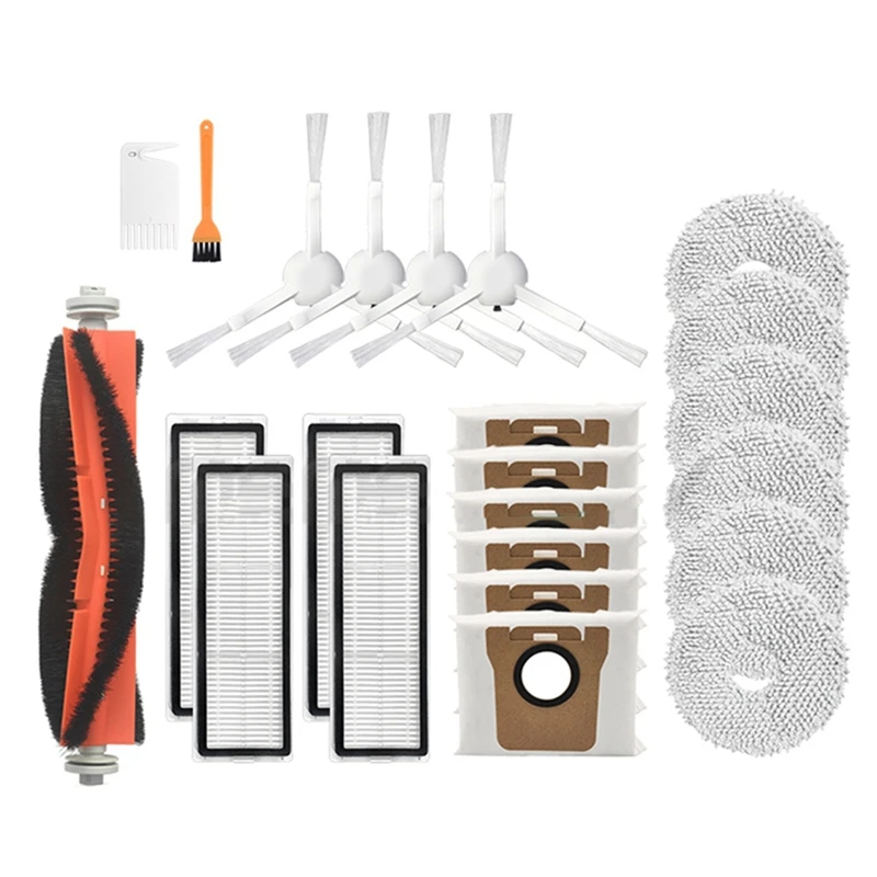 

Распродажа 2023-для робота-пылесоса Xiaomi Mijia B101CN все в одном сменная основная боковая щетка Hepa фильтр Швабра Ткань запасная Па