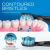 4 Pcs Electric Toothbrush Heads Compatible with Fairywill D7/D8/FW507/FW508/FW551/917/959/SG-E9 Moderately Soft Bristles Brush 3