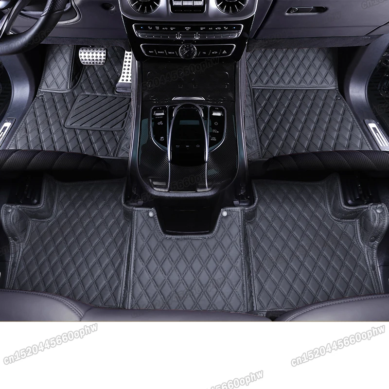 

Lsrtw2017 Leather Car Floor Mats for Mercedes Benz G-class G500 G350d G55 G63 G65 Amg 2018 2019 2020 2021 W463 Accessories 463