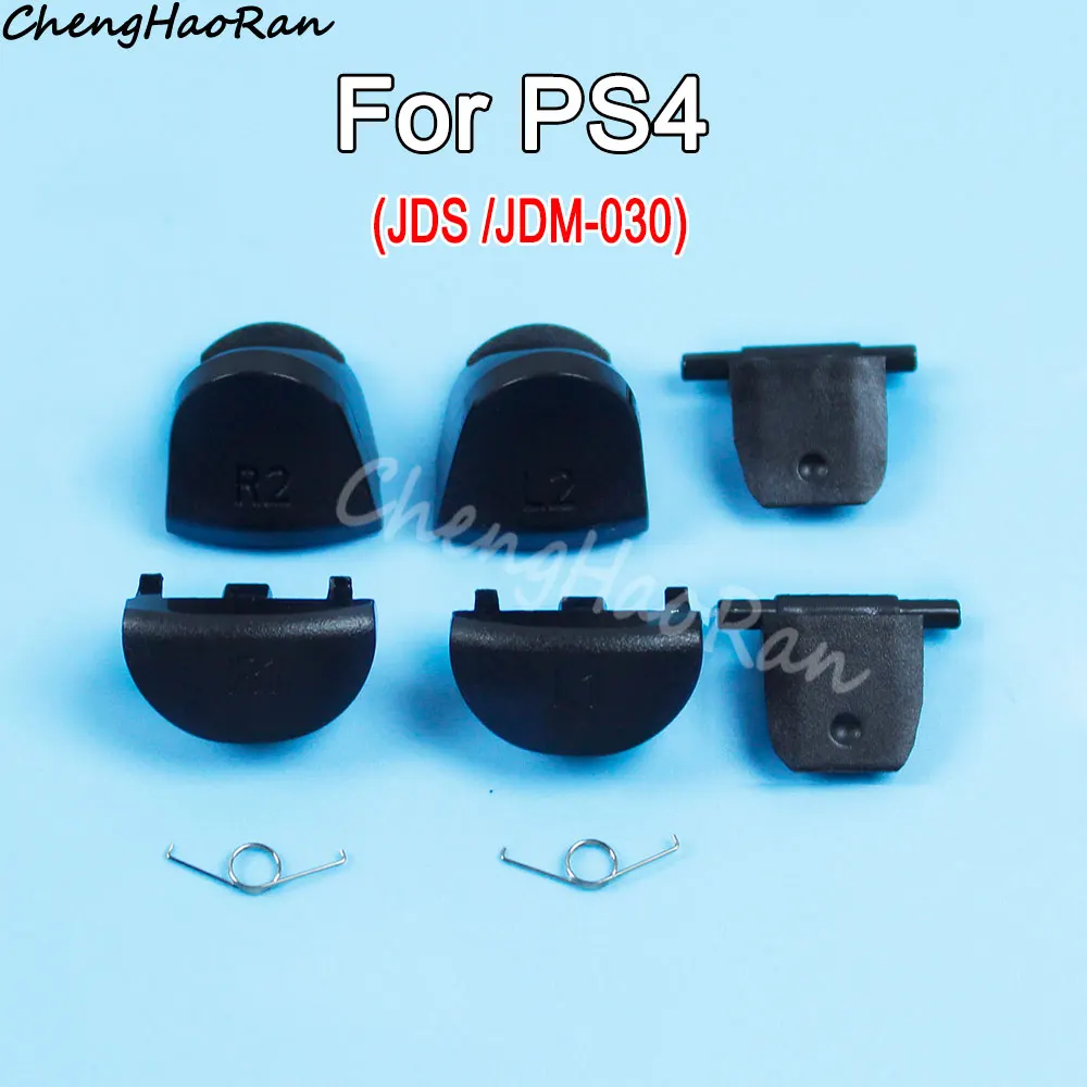Pairs L2 R2 Trigger Bumper Button &Spring For Sony PS4 Dualshock