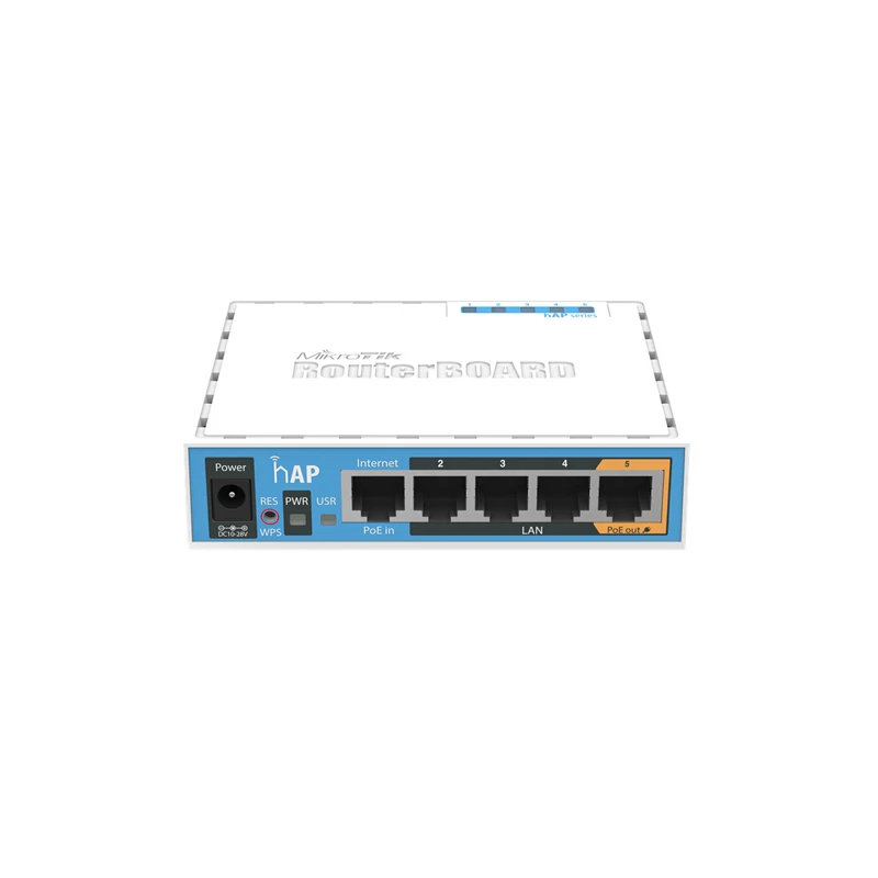 

Mikrotik RB951Ui-2nD 5-Port Gigabit Wireless AP 1000mW 2.4G WI-FI Router 2.5dBi